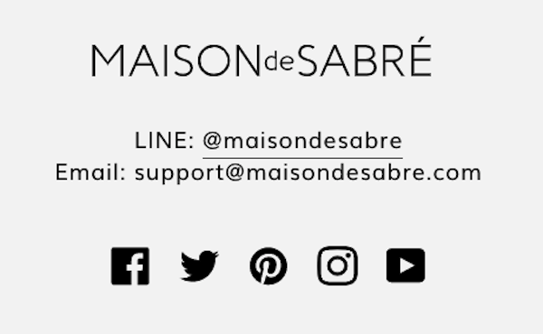 MAISON de SABRE（メゾンドサブレ）のLINE公式アカウントからクーポン取得