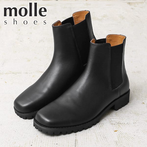 molle shoes モールシューズ MLS210301-10 SQUARE TOE SIDE GORE BOOTS スクエアトゥ サイドゴア ブーツ