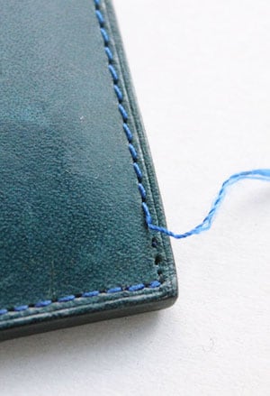 MUNEKAWA（ムネカワ）財布の修理：糸ほつれ