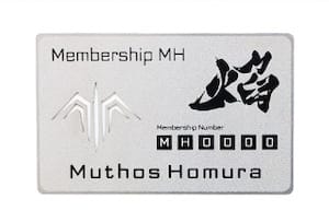 Muthos Homura(ミュートスホムラ)メンバーシップシルバー会員