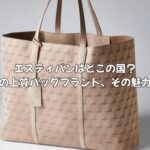 エスティバンはどこの国のバッグブランド？日本発の上質バッグブランド、その魅力と特徴を徹底解説